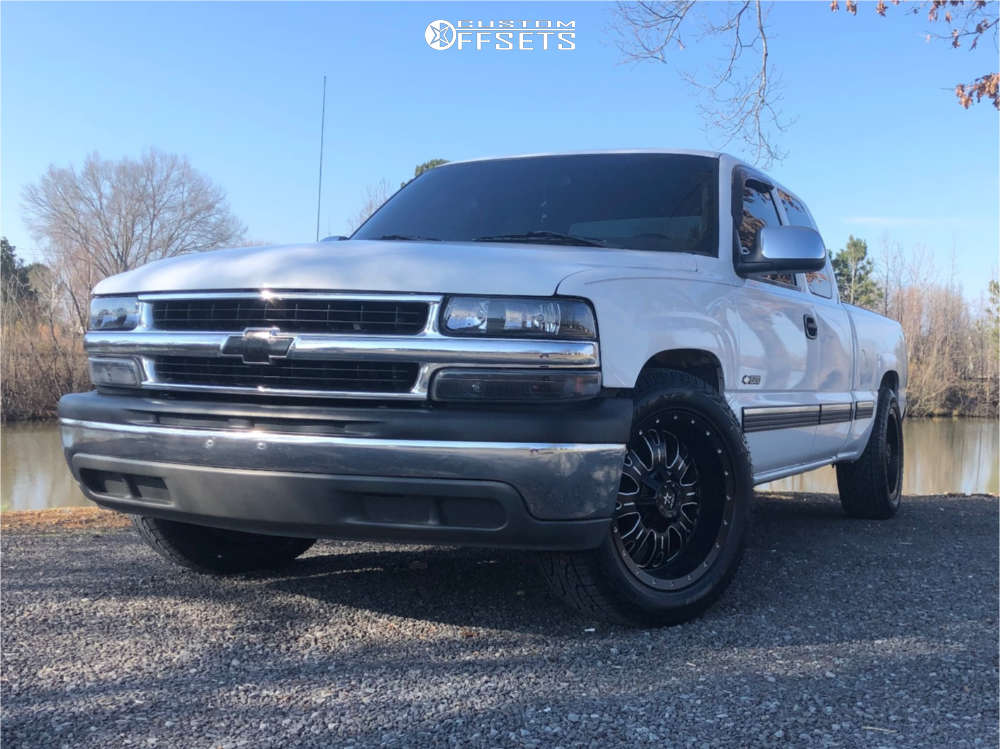 2002 Chevrolet Silverado 1500 with 20x9 -12 RBP 89r and 275/55R20 ...