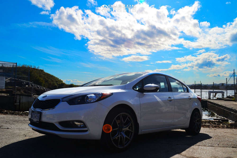 Forte F05 Rims 2015 Kia Forte with 18x9.5 40 Fast Wheels Fc04 and 225/45R18 Westlake ...