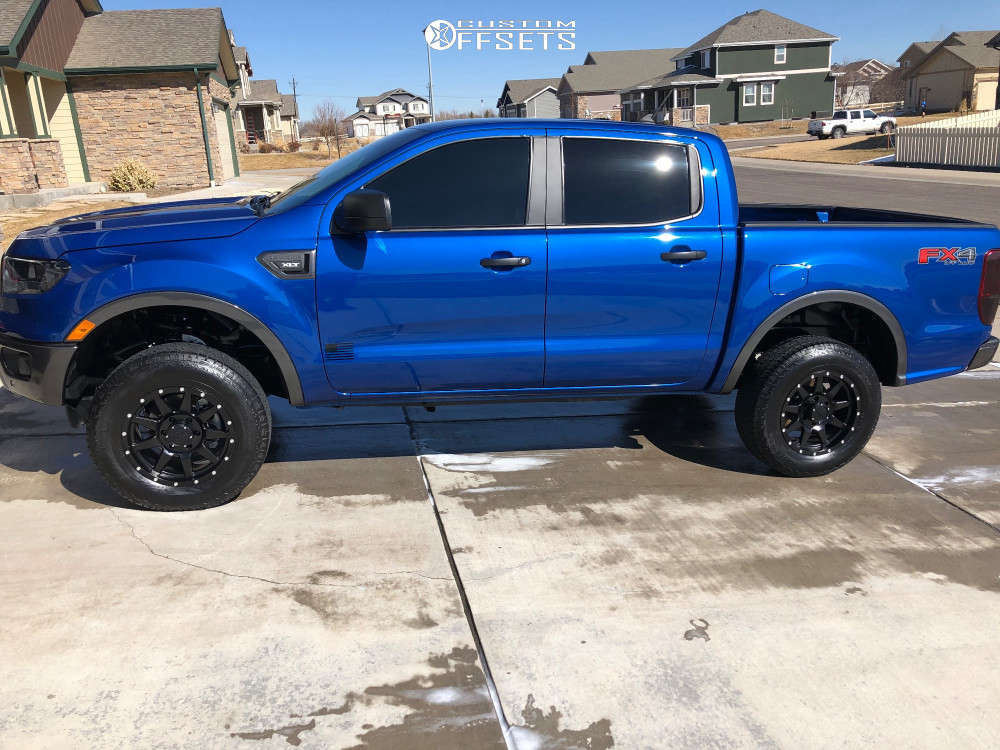 2019 Ford Ranger with 17x9 10 Gear Off-Road Overdrive and 265/65R17 ...