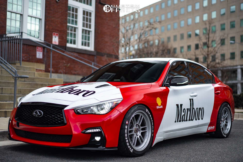 Enkei RPF1 18x9 35 Silver 3798904435SP Custom Offsets