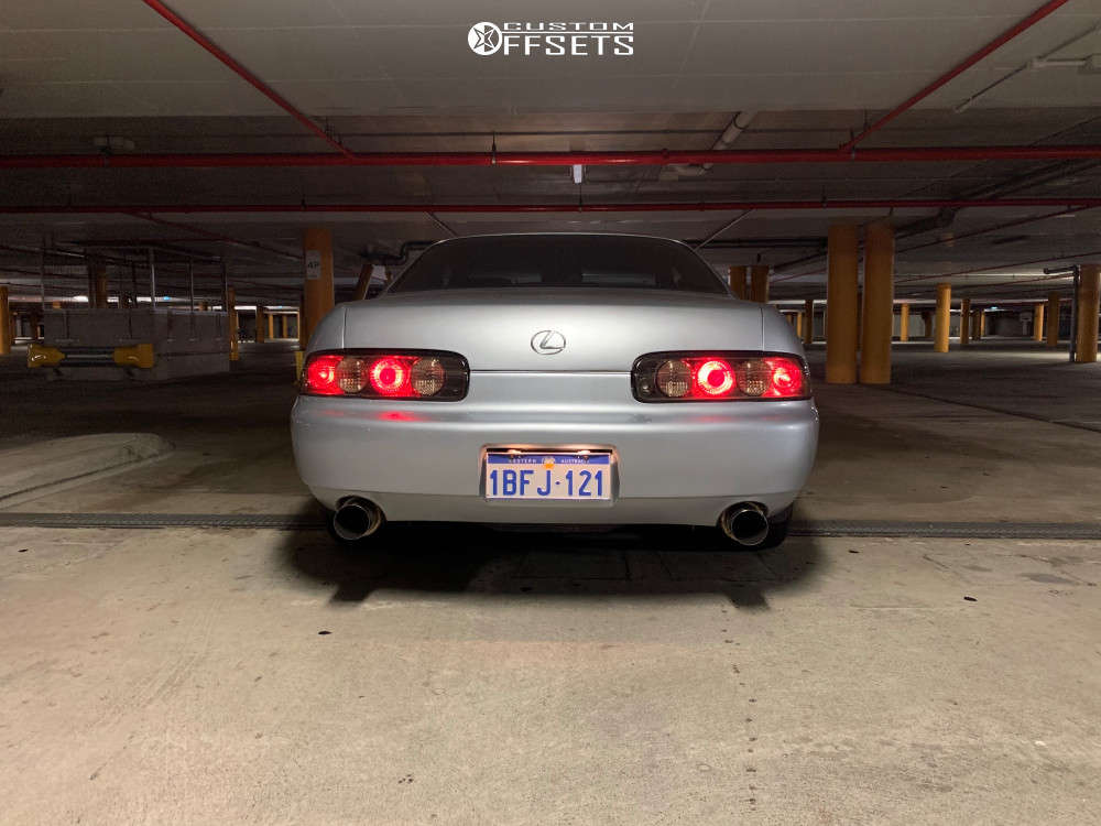 1995 Lexus SC300 with 18x9.5 24 Rota Grid and 235/40R18 Continental ...