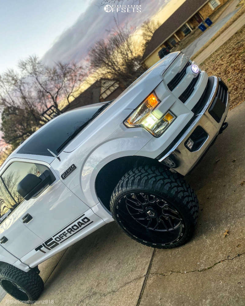 f150 custom wheels on 2016 Ford F 150 Wheel Offset Super Aggressive 3 5 Leveling Kit 944415 Custom Offsets