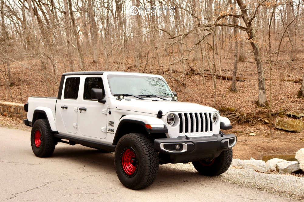 2020 Jeep Gladiator with 17x9 Fuel Zephyr and 285/75R17 Falken Wildpeak