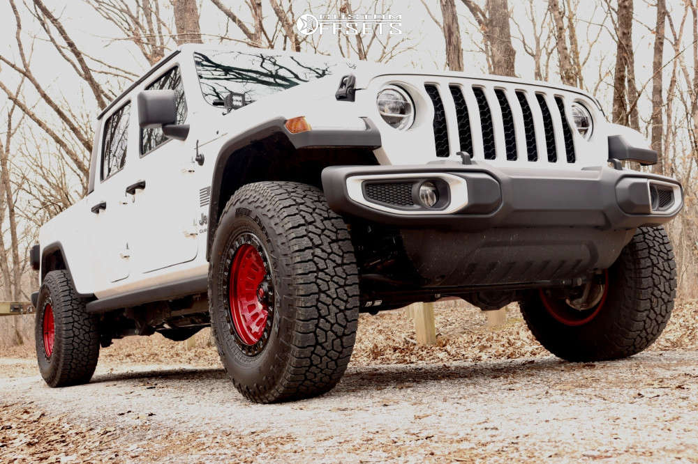 2020 Jeep Gladiator with 17x9 Fuel Zephyr and 285/75R17 Falken Wildpeak