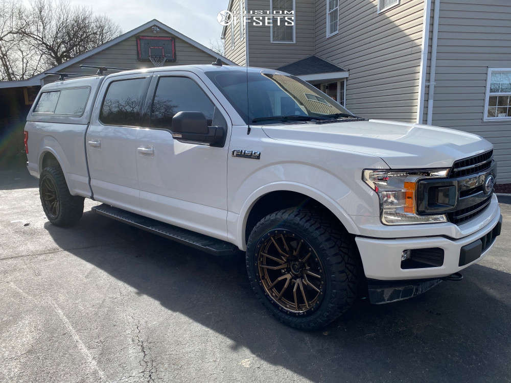 2019 Ford F-150 with 22x10 -13 Fuel Rebel and 285/45R22 Nitto Ridge ...