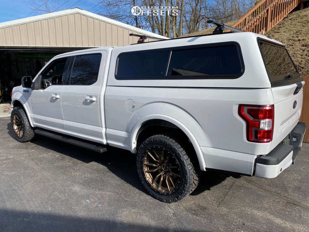 2019 Ford F-150 with 22x10 -13 Fuel Rebel and 285/45R22 Nitto Ridge ...