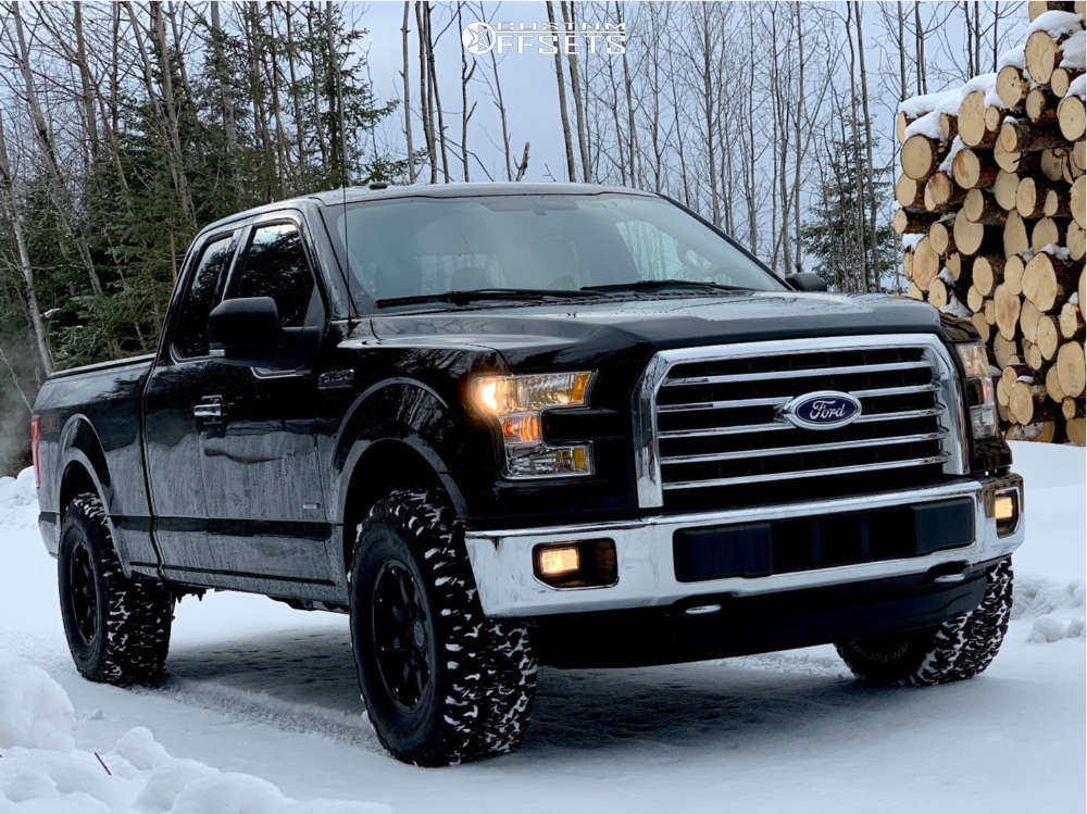 2016 Ford F150 with 17x9 12 Black Rhino Glamis and 35/12.5R17