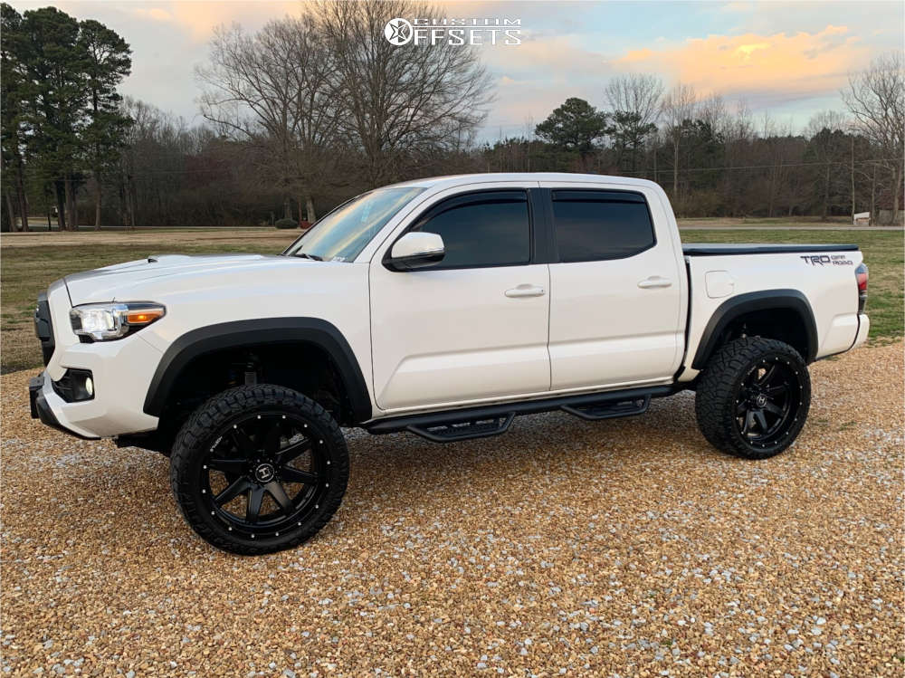 2017 Toyota Tacoma with 22x10 -24 Hostile Alpha and 285/45R22 Nitto ...