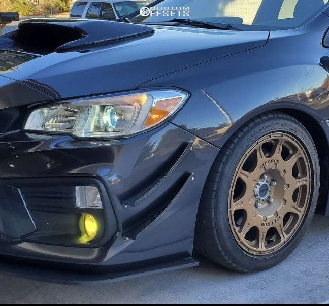 2018 Subaru WRX with 17x8 35 Method Mr502 and 235/45R17 Nitto Nt05