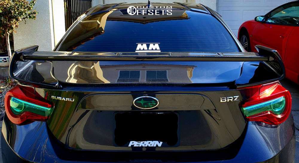 2017 Subaru BRZ with 18x9.5 35 ESR CS15 and 255/35R18 Falken Azenis ...