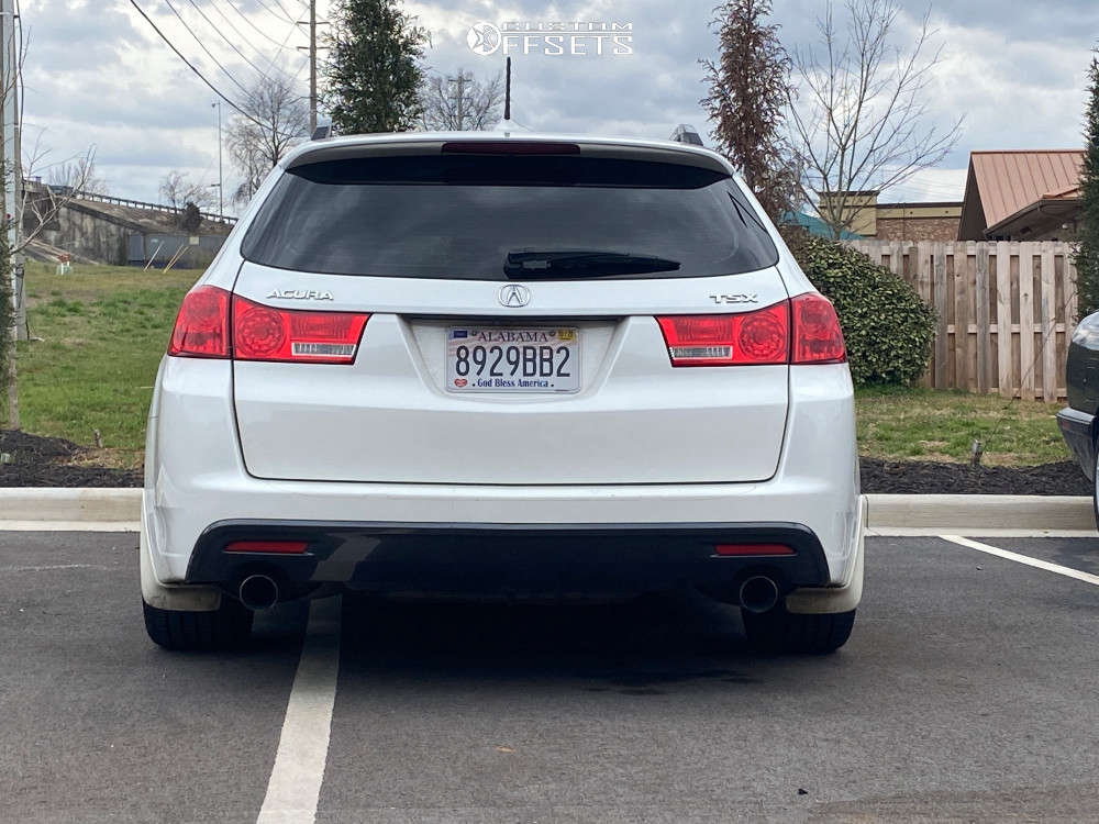 12 Acura Tsx With 18x8 5 38 Enkei Tsr 6 And 245 40r18 Michelin Pilot Sport A S 3 Plus And Coilovers Custom Offsets