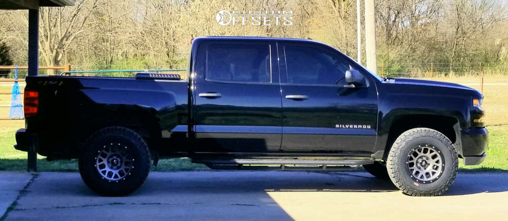 2018 Chevrolet Silverado 1500 with 17x9 -6 Pro Comp Series 40 and 285 ...