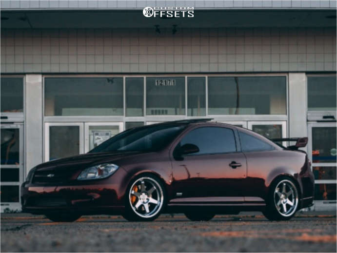 2009 Chevrolet Cobalt with 18x9.5 35 ESR Sr07 and 225/40R18 Federal