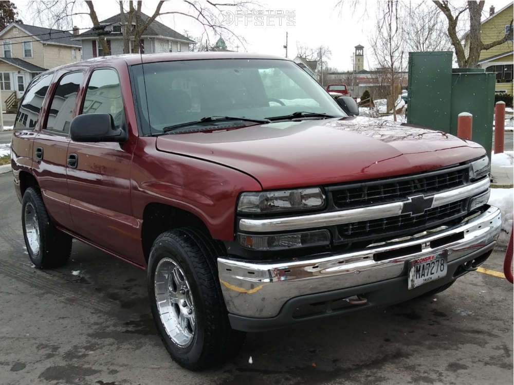 2001 Chevrolet Tahoe with 18x9 -6 Pro Comp Series 89 and 255/65R18 ...