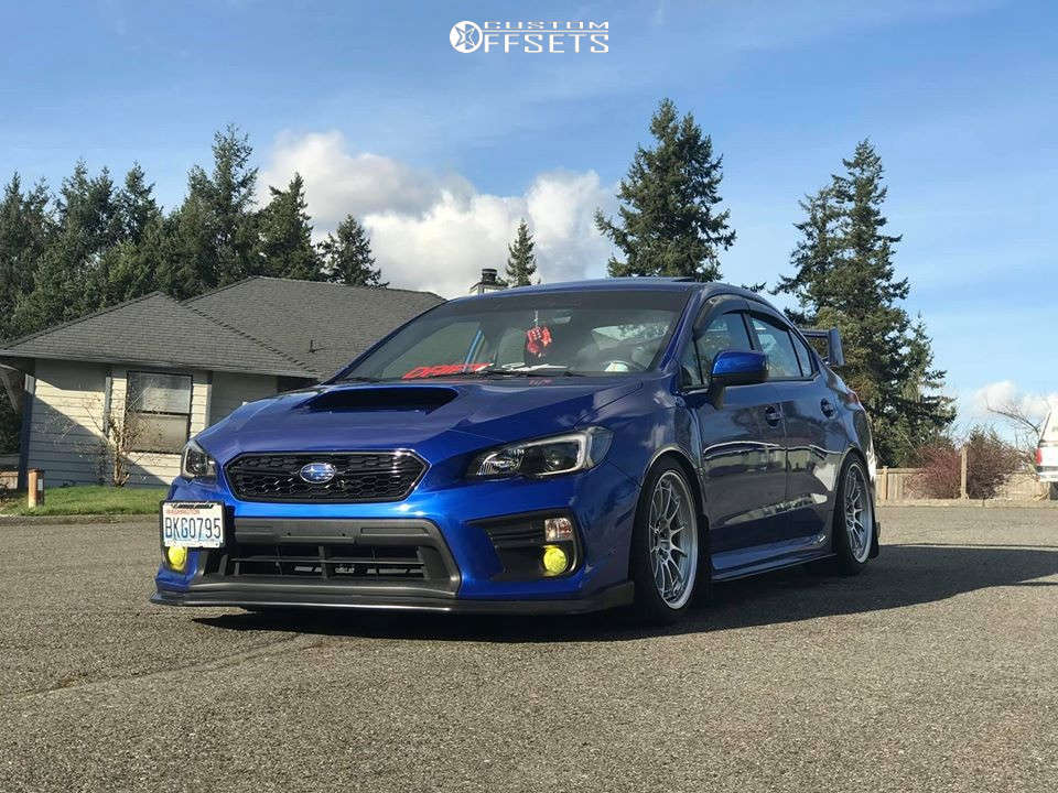 2018 Subaru WRX with 18x9.5 40 Enkei NT03M and 255/35R18 Federal