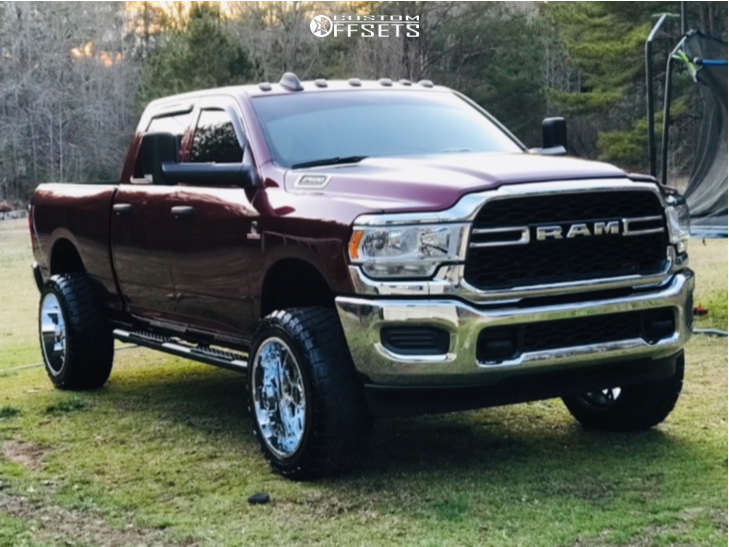 2019 Ram 2500 with 22x12 -44 Vision Rocker and 35/12.5R22 Pinnacle ...