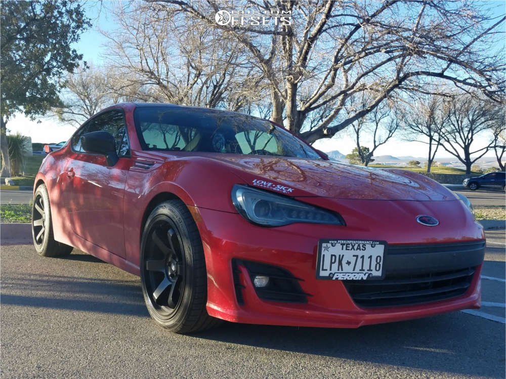 2017 Subaru BRZ with 18x9.5 35 MST Mt01 and 245/40R18 Hankook Ventus S1 ...