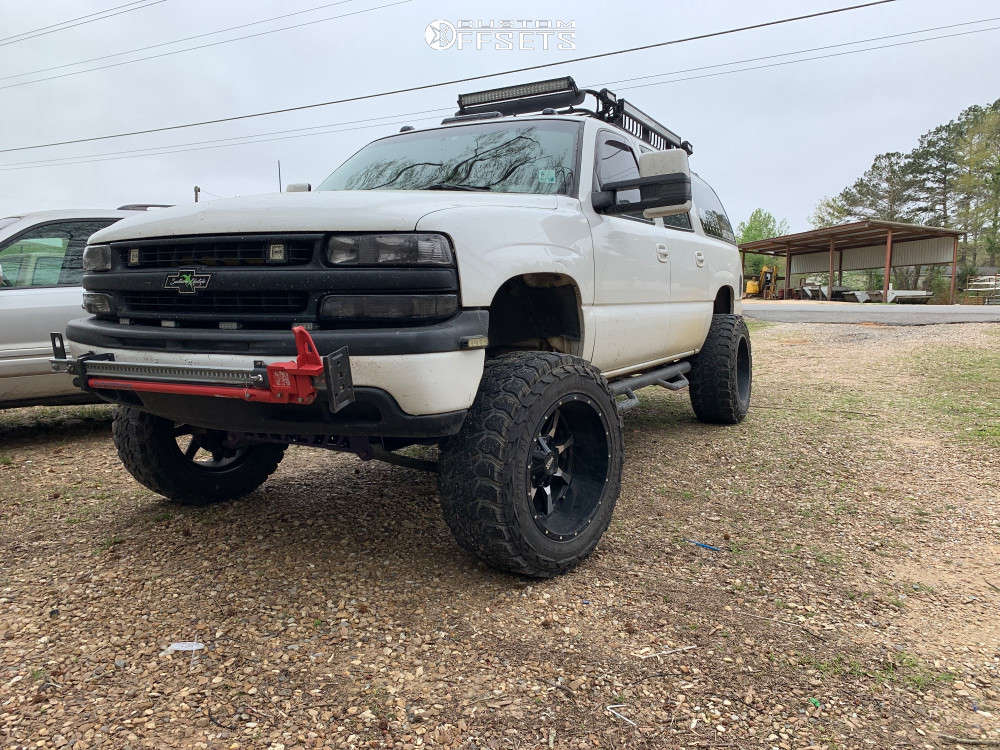 2001 Chevrolet Suburban 1500 with 20x12 -44 Moto Metal Mo970 and