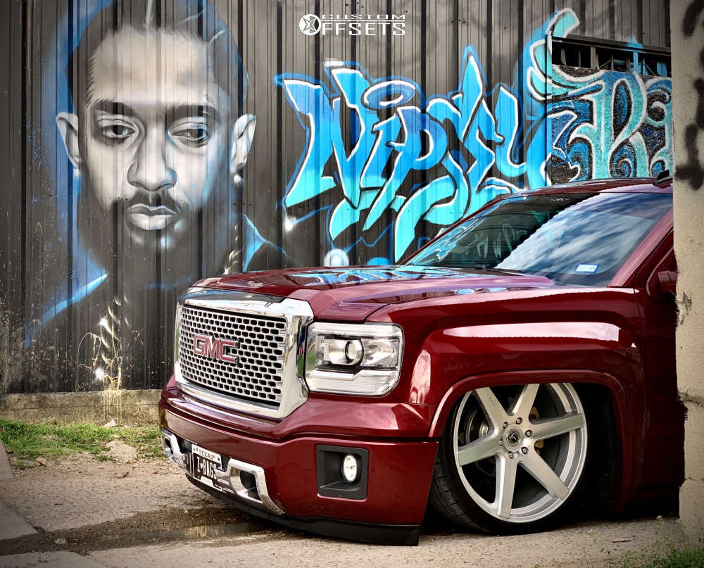 2014 GMC Sierra 1500 with 20x10 31 Luxxx Alloys Lux20 and 275/30R20