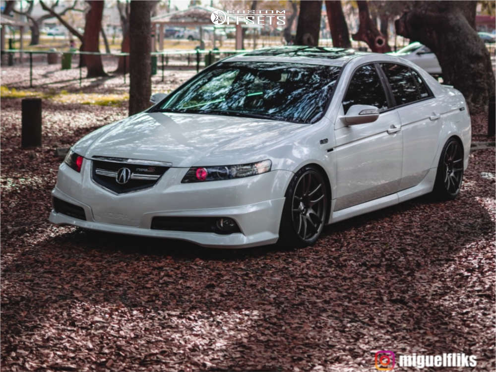 07 Acura Tl Wheel Offset Flush Coilovers Custom Offsets