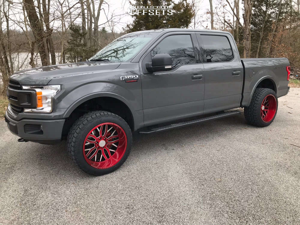2018 Ford F-150 with 22x12 -44 Axe Offroad Ax1.2 and 33/12.5