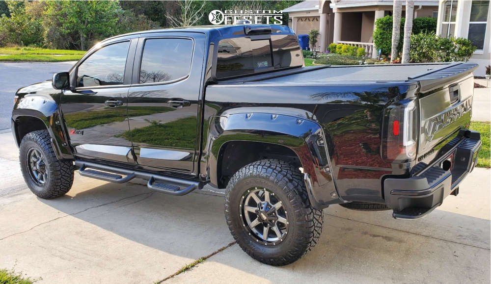 2016 Chevrolet Colorado with 17x8 Moto Metal Mo970 and 285/70R17 Nitto ...