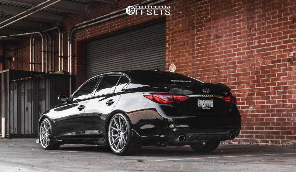 2019 INFINITI Q50 with 20x9 35 Rohana Rfx13 and 225/35R20 Toyo