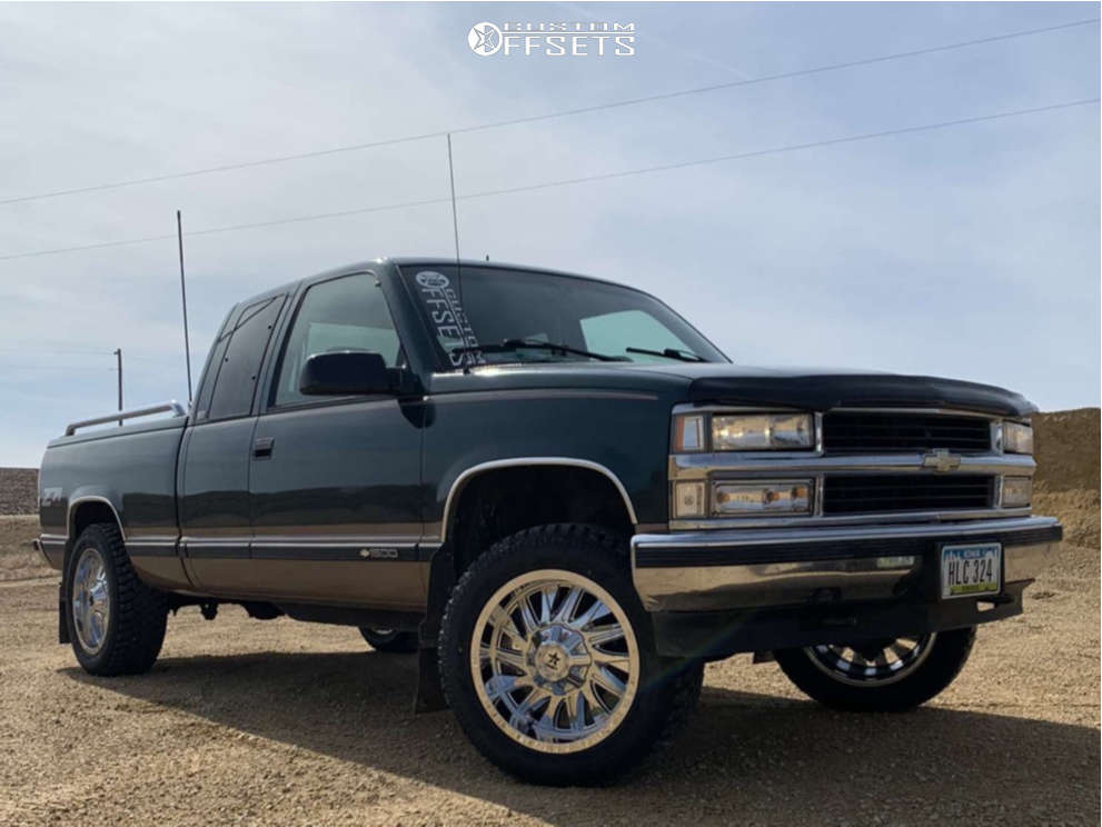 1997 Chevrolet K1500 with 20x9 -12 RBP 75r and 275/55R20 Atturo