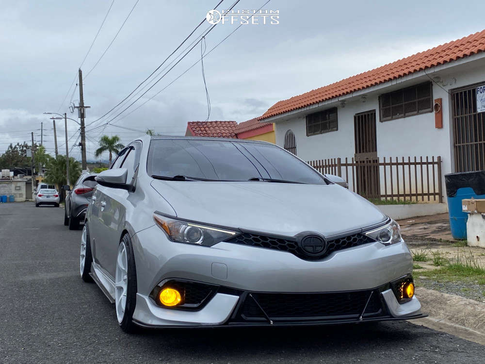 2016 Scion IM with 18x9.5 38 AVID1 AV26 and 225/40R18 Zeta