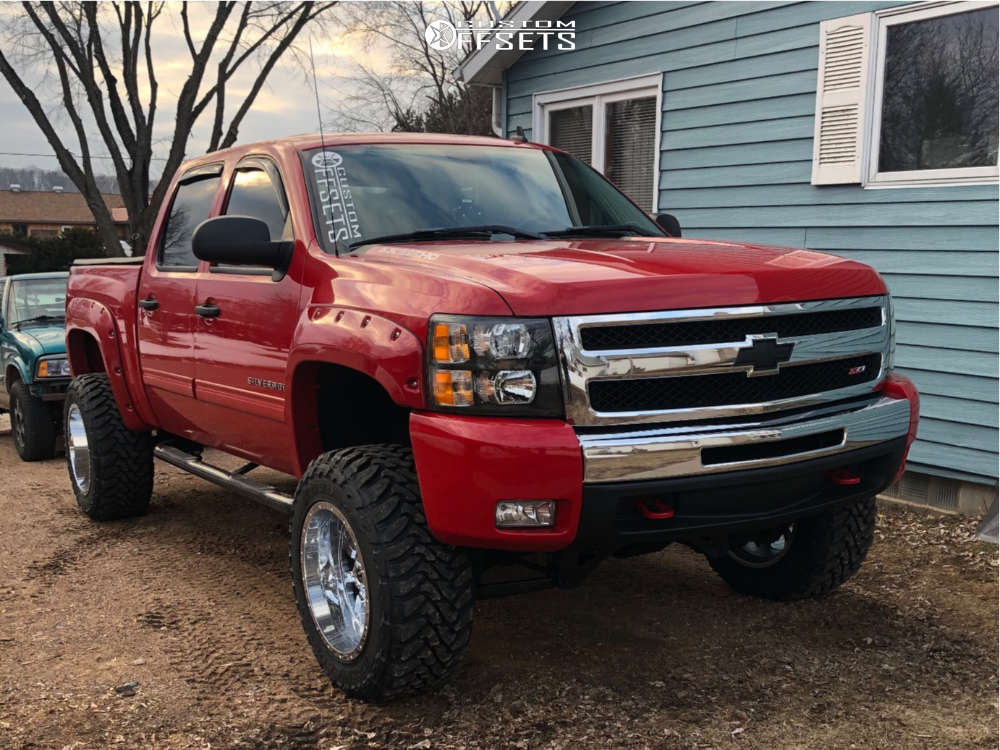 2011 Chevrolet Silverado 1500 with 20x12 44 Fuel Krank and 35/12.5R20
