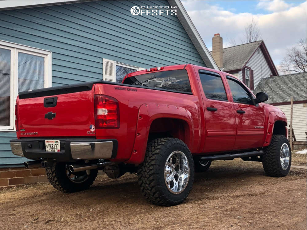 2011 Chevrolet Silverado 1500 with 20x12 44 Fuel Krank and 35/12.5R20