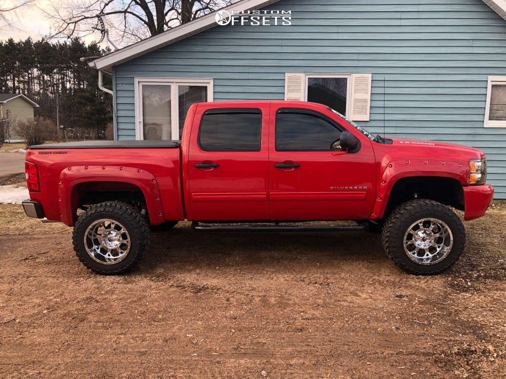 2011 Chevrolet Silverado 1500 with 20x12 44 Fuel Krank and 35/12.5R20