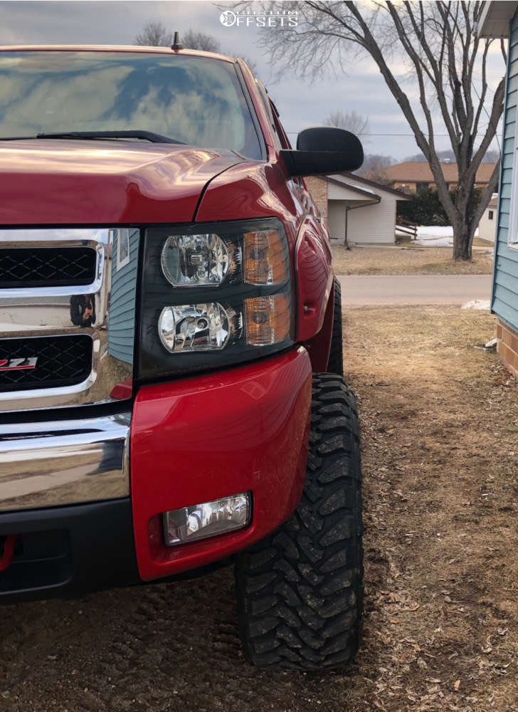 2011 Chevrolet Silverado 1500 with 20x12 44 Fuel Krank and 35/12.5R20