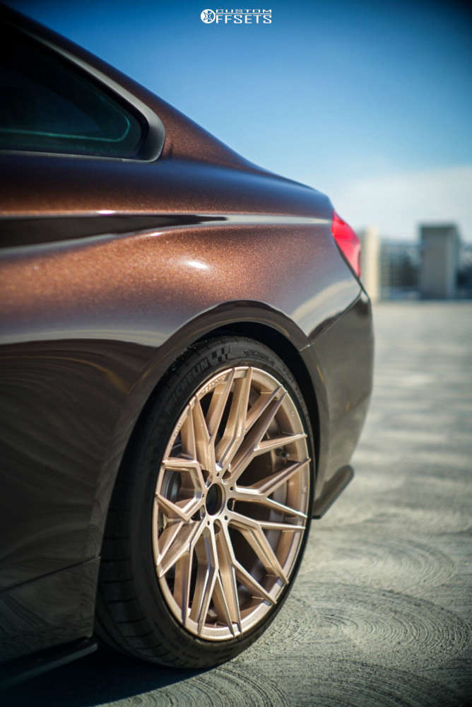 2015 BMW 435i with 19x8.5 33 305 Forged FT107 and 235/35R19