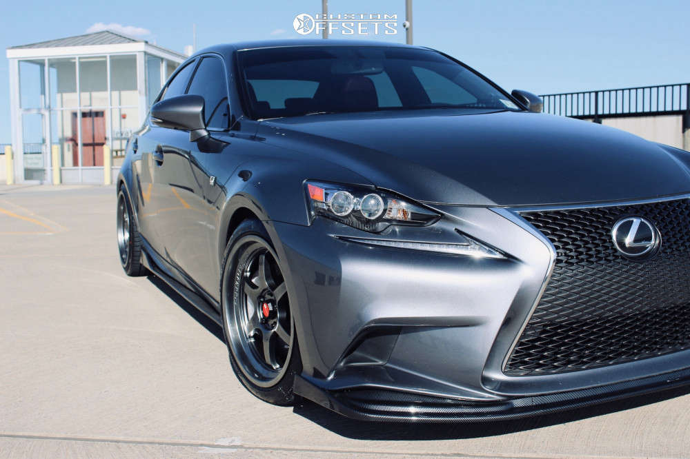 2016 Lexus IS350 with 18x8.5 35 Aodhan Ah08 and 225/40R18 Nankang NS25