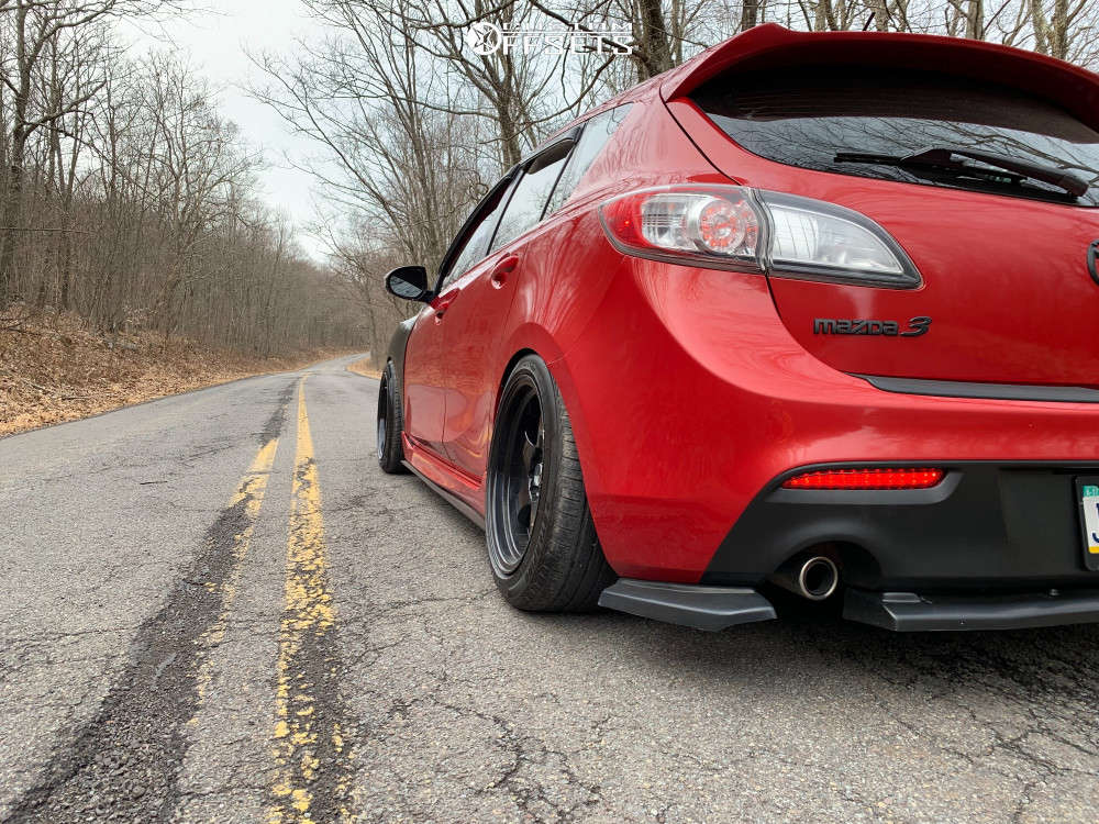 2012 Mazda 3 with 17x9 20 JNC Jnc017 and 205/50R17 Farroad Frd26 and ...