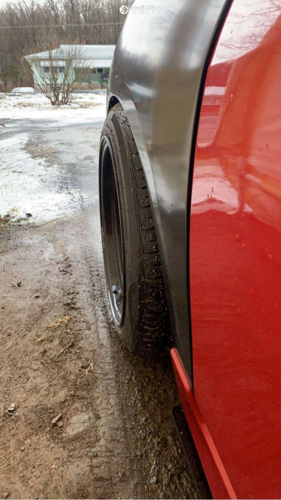 2012 Mazda 3 with 17x9 20 JNC Jnc017 and 205/50R17 Farroad Frd26 and ...