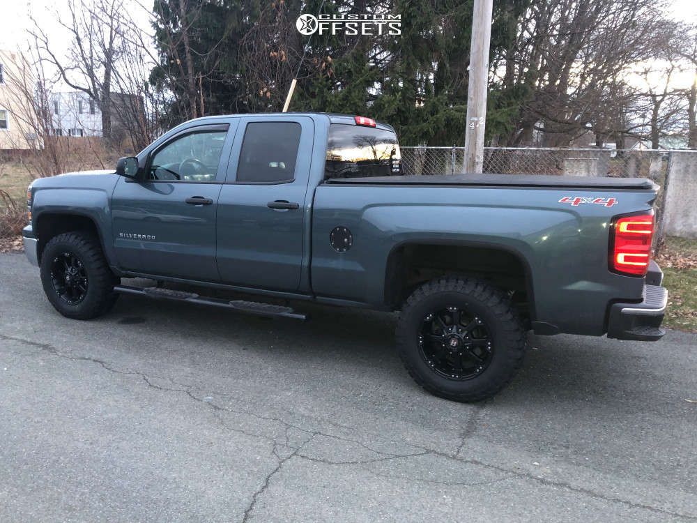 2014 Chevrolet Silverado 1500 with 18x9 -12 Ballistic Morax and 275 ...