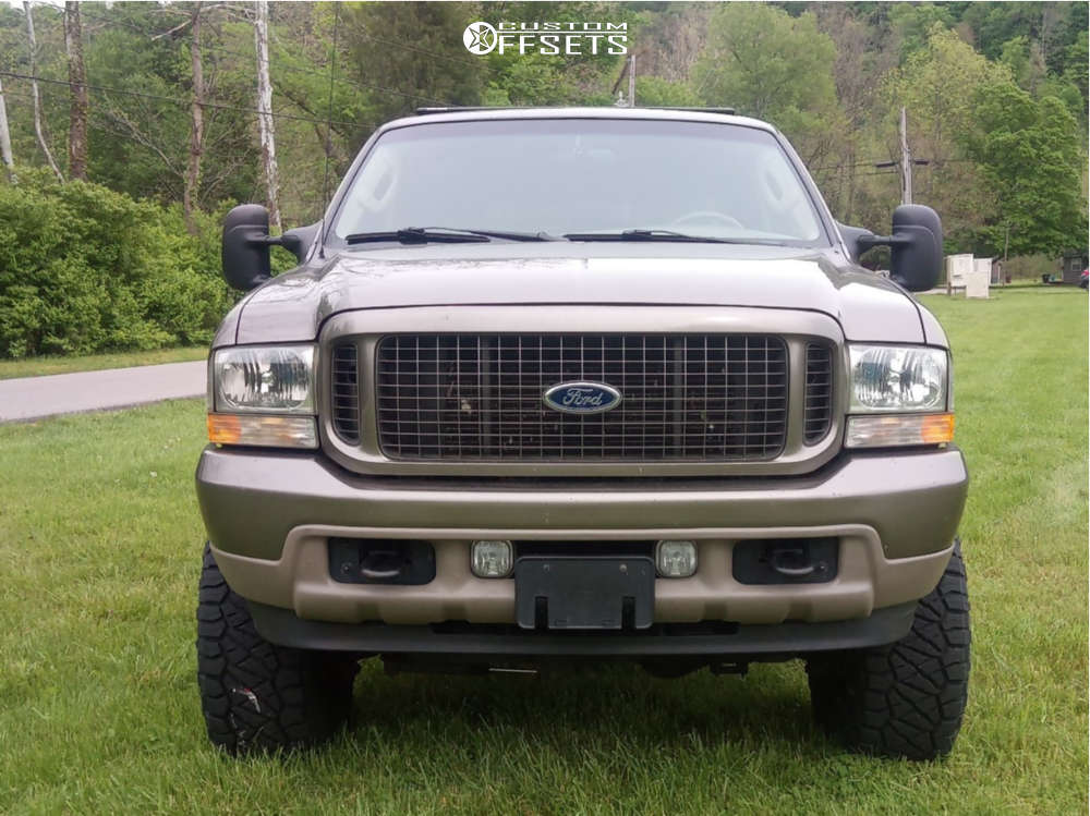 2003 Ford Excursion with 18x9.5 -18 Black Rhino Armory and 35/12.5R18 ...