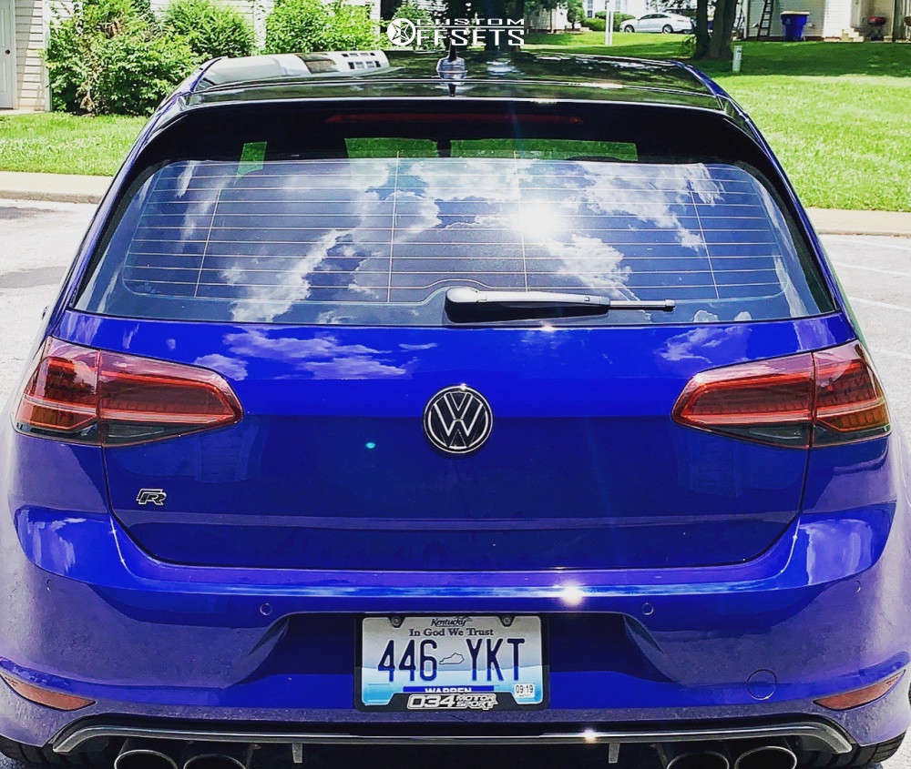 2016 Volkswagen Golf R with 19x8.5 45 APR A01 and 235/35R19 Michelin ...