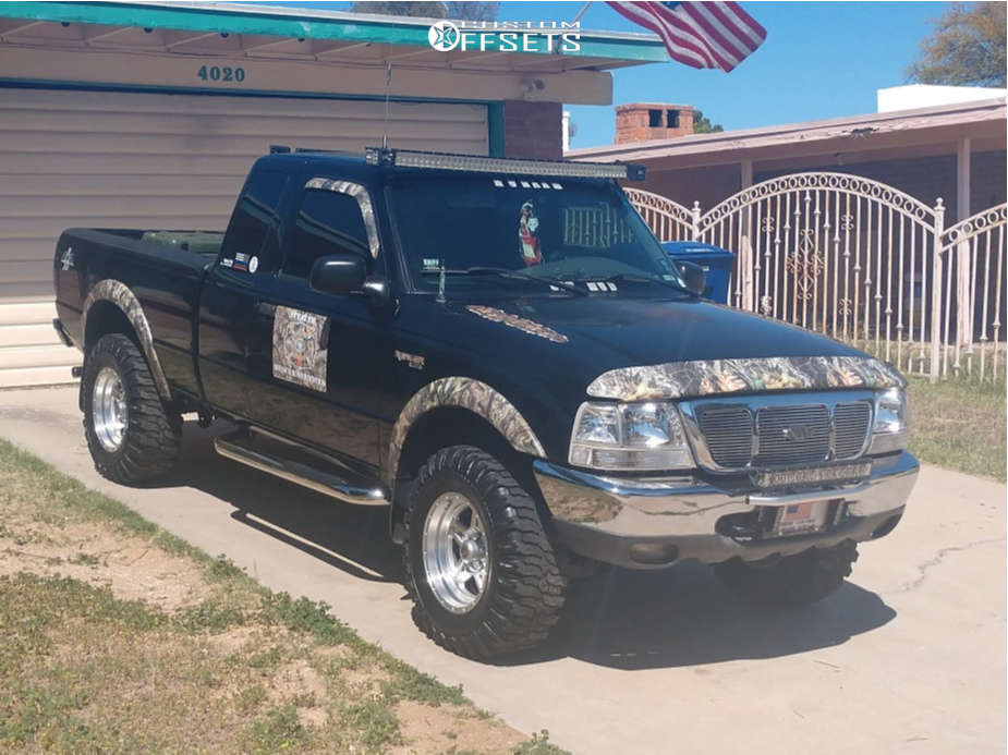 2000 Ford Ranger with 16x8.5 -6 Level 8 Strike 5 and 31/10.5R16 Super ...