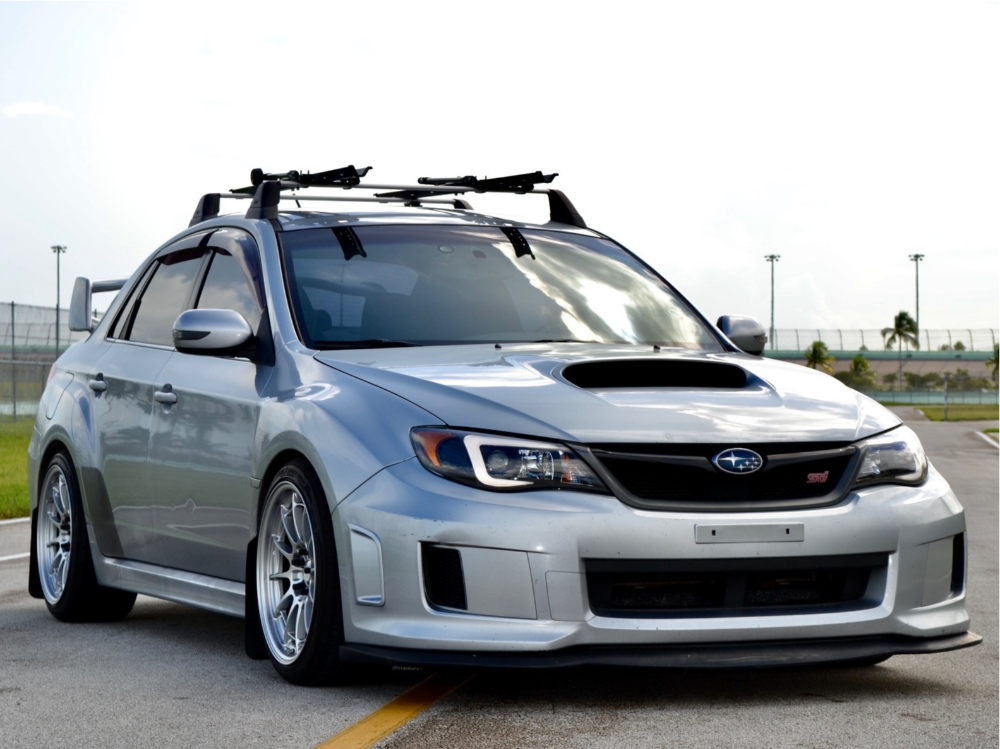 2013 Subaru Impreza with 18x9.5 40 Enkei NT03M and 255/35R18