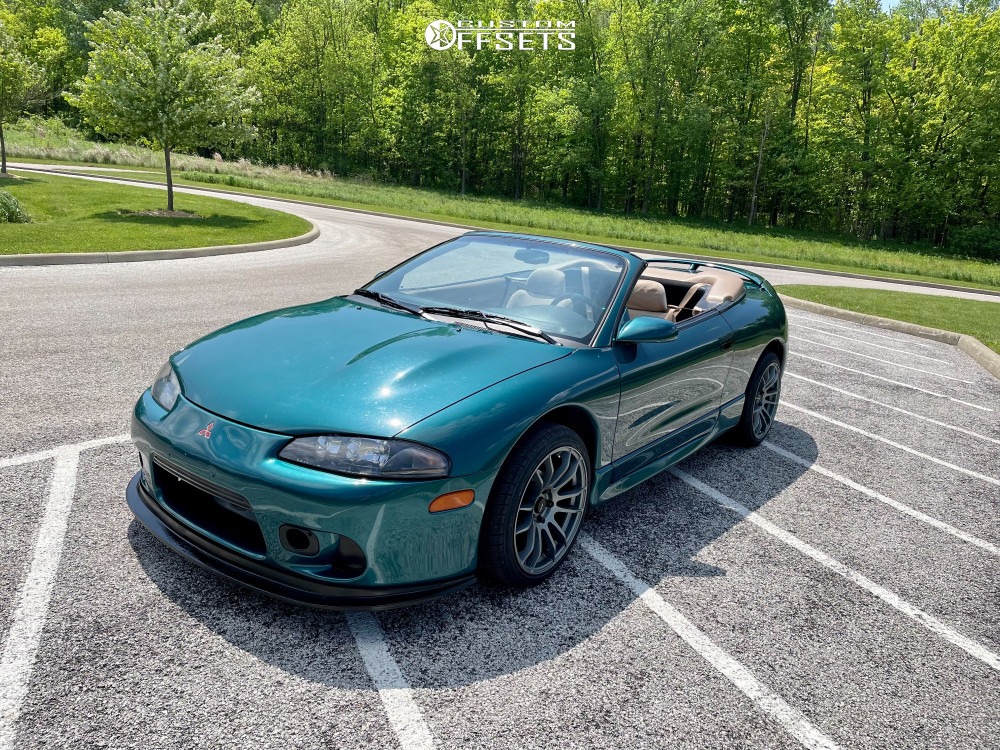 ECLIPSE TD307PAIIBK 改 1997 Mitsubishi Eclipse with 18x8.5 33 AVID1 AV20 and 245/40R18