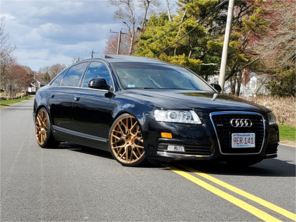 2009 Audi A6 Quattro with 20x9 45 Rohana Rfx10 and 245/30R20