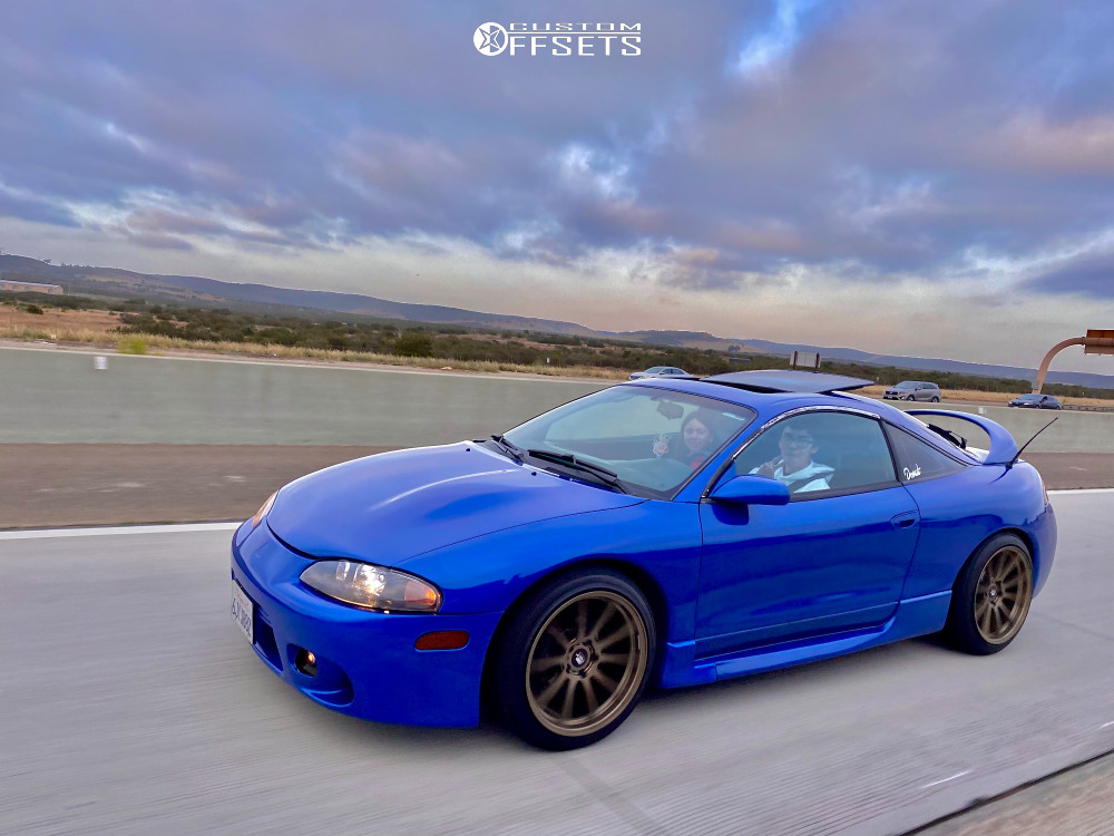 1999 Mitsubishi Eclipse with 18x8.5 35 MST Mt44 and 245/40R18 Toyo