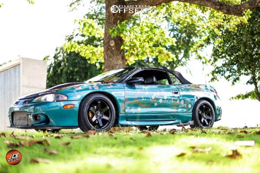 1999 Mitsubishi Eclipse with 18x8.5 35 AVID1 AV6 and 225/40R18