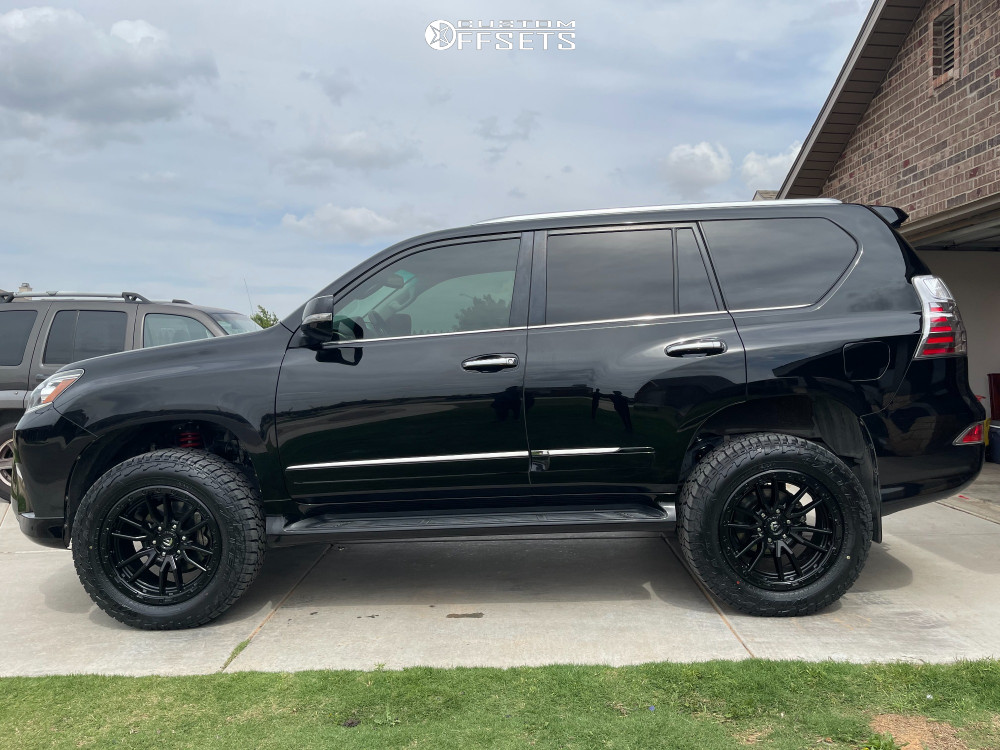 2016 Lexus GX460 with 20x9 1 Fuel Rebel and 275/60R20 Falken