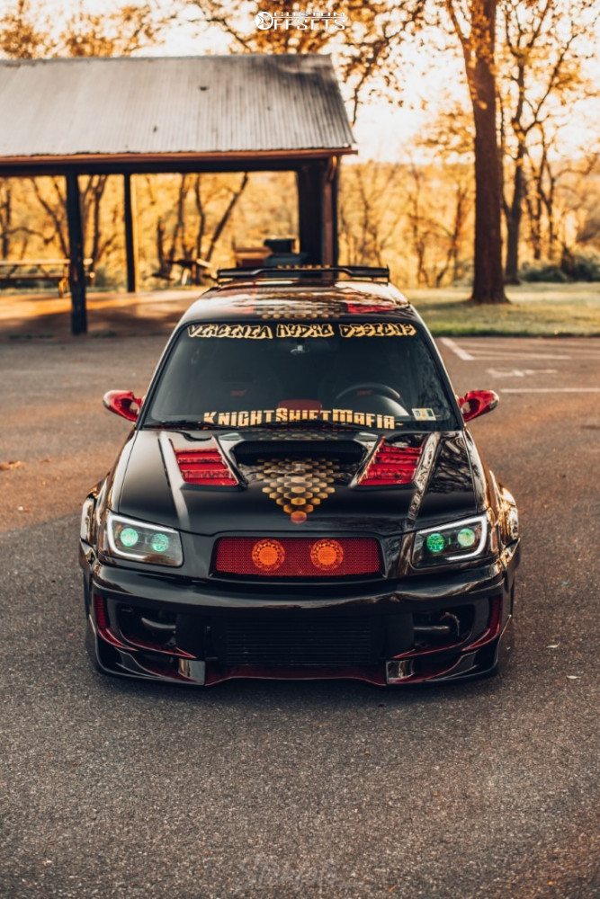 2004 Subaru Forester with 18x9.75 36 XXR 551 and 255/35R18