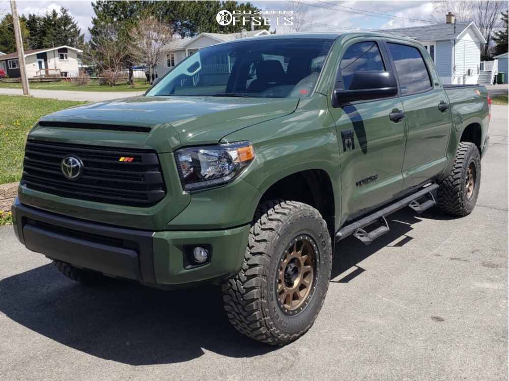 2021 Toyota Tundra with 18x9 25 Method Nv and 295/70R18 Toyo Tires