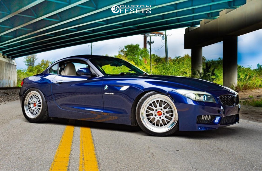 2010 BMW Z4 with 19x9 27 BBS E88 and 245/35R19 Toyo Tires Proxes